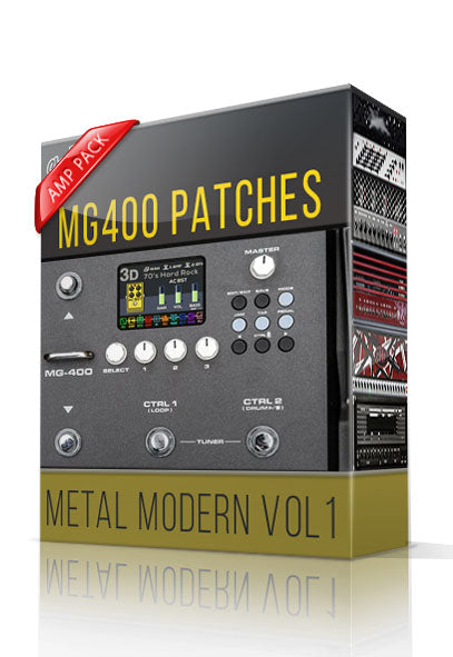 Metal Modern vol1 Amp Pack for MG-400