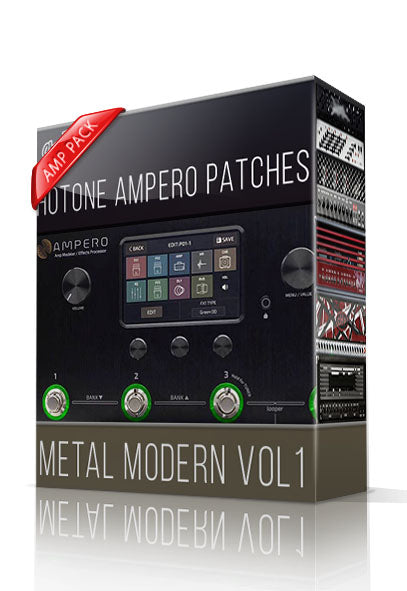 HOTONE AMPERO (プチジャンク) Metal Modern vol1 Amp Pack for Hotone Ampero – ChopTones