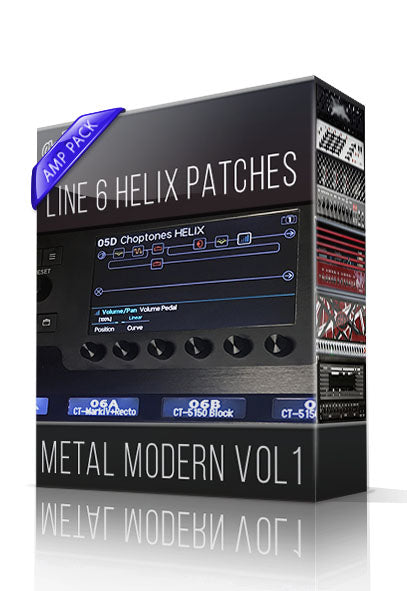 Metal Modern vol1 Amp Pack for Line 6 Helix