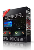 Metal Modern vol1 Amp Pack for GP200