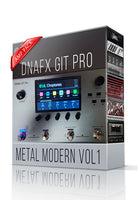 Metal Modern vol1 Amp Pack for DNAfx GiT Pro