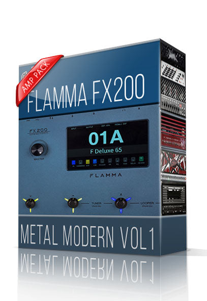 Metal Modern vol1 Amp Pack for FX200