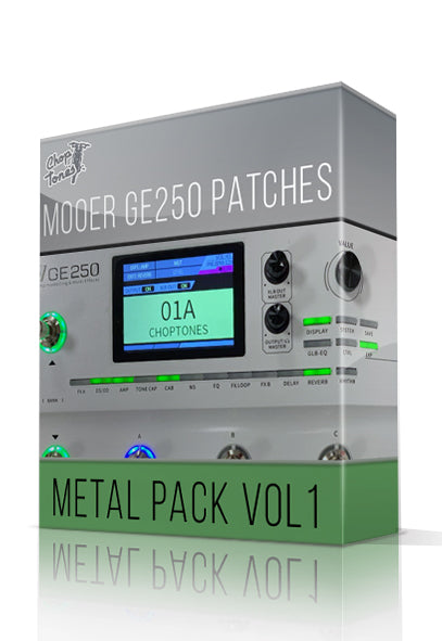 Metal Pack vol.1 for GE250 - ChopTones