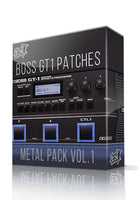Metal Pack vol.1 for GT-1 - ChopTones