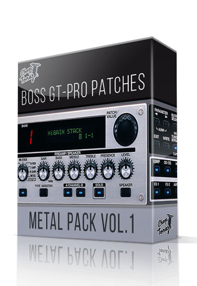 boss gt pedals Metal Pack vol.1 for GT-PRO