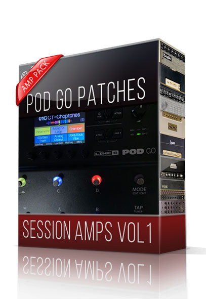 Session Amps vol1 Amp Pack for POD Go