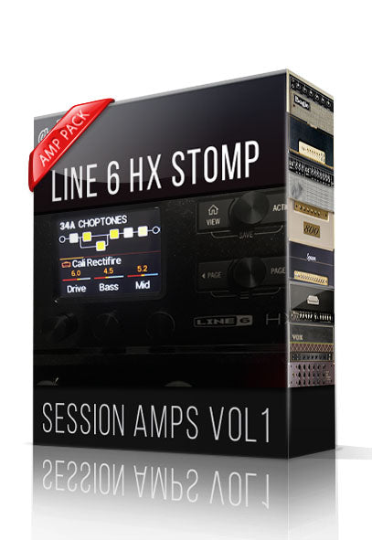 Session Amps vol1 Amp Pack for HX Stomp
