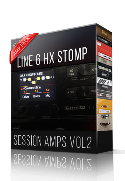 Session Amps vol2 Amp Pack for HX Stomp