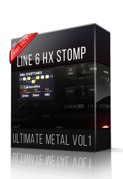 Ultimate Metal vol1 Amp Pack for HX Stomp
