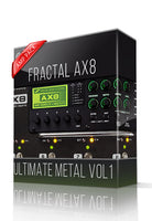 Ultimate Metal vol1 Amp Pack for AX8