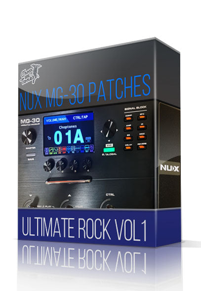 Ultimate Rock vol1 Amp Pack for MG-30