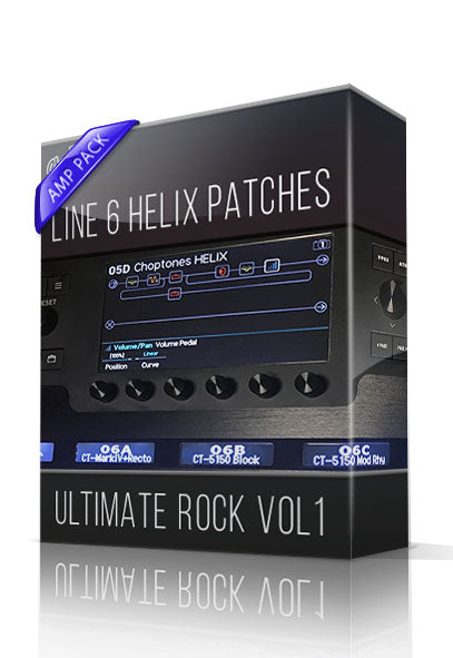 Ultimate Rock vol1 Amp Pack for Line 6 Helix